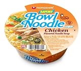 Nong Shim Bowl Noodle, Award-Winning, Savory Chicken, 3.03-Ounce Bowls (Pack of 18)