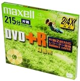 Maxell DVD+R Ͽ���� 215ʬ 2.4��® ���֥�쥤�䡼 1�� D+R215.1P