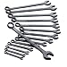 Craftsman 9-46971 15 Piece 12 Point Met Industrial Finish Combo Wrench Set