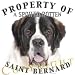 Saint Bernard Mousepad Dog Mouse Pad 