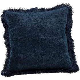 Brentwood Trieste 18-by-18-Inch Fringe Chenille Pillow