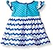 Nannette Baby Girls' Little 2 Piece Ruffled Sleeve Playwear Set