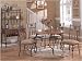 MODERN WOOD & METAL WINE RACK CABINET W/ SHELFS