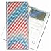 3D Lenticular 4x10 Business Card File (Holds 128) ,BF128 , American, Red, White, Blue, Star Image