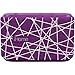 iHome Slip and Water Resistant Fabric Rechargeable Bluetooth Speaker with Speakerphone (Purple/White)