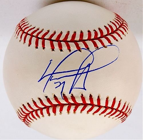 David Ortiz Signed Autographed Baseball Boston Red Sox Coa & Tamper Proof Hologram