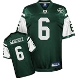 Reebok New York Jets Mark Sanchez Replica Team Color Jersey - XX-Large
