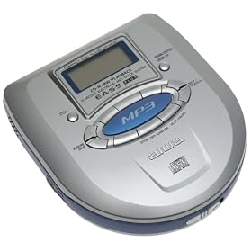Aiwa XP-MP3 Portable CD/MP3 Player with Anti-Skip Protection
