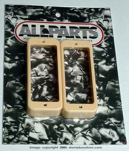 Mini Humbucking Pickup Rings Cream