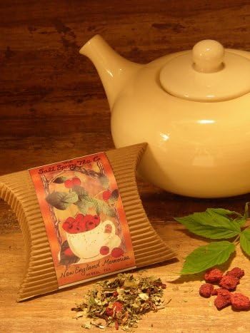 Salt Spring Tea New England Memories Raspberry Herbal Tea - .95 oz Pouch