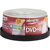 Memorex DVD+R 8.5GB Double Layer 2.4x 15 Pack Spindle
