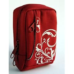 Bundlestar * MANGA III Kameratasche Universal Chic in * ROT/ WEISS *