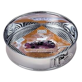 Kaiser Bakeware Basic Tinplate 8-by-2-Inch Round Springform Pan by Kaiser