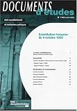 Constitution fran�aise du 4 Octobre 1958 : N1.04