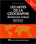 Les mots de la g�ographie