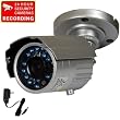 VideoSecu Day Night IR Outdoor CCTV Security Camera 1/3" SONY CCD 420TVL 20 Infrared LEDs Weatherproof with Audio CEN