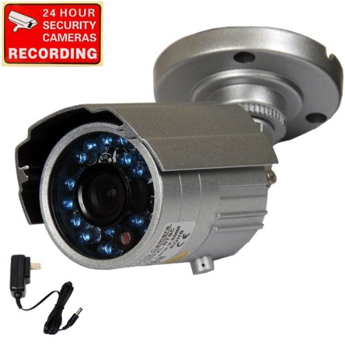 VideoSecu Day Night IR Outdoor CCTV Security Camera 1/3