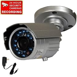 VideoSecu Day Night IR Outdoor CCTV Security Camera 1/3" SONY CCD 420TVL 20 Infrared LEDs Weatherproof with Audio CEN