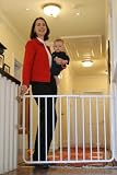 Stairway Special Baby Gate for Indoors/Outdoors Colors: White