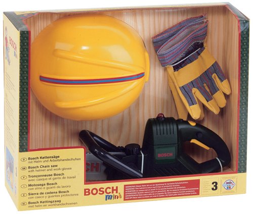 Childrens Toyshop  Toys : BOSCH Chainsaw Helmet & Gloves