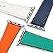 Balerion-Single Tour Watch Band,Genuine Leather Watch Band for APPL-Watch Series 1 Series 2 Series 3 Series 4-42mm/44mm Single Tour Fire Orange