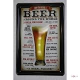 Tin Sign Beer Beer ordering Worldwide Decoration 20x30 metal sign advertising Retro Tin Signs