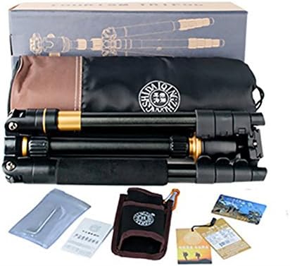 QZSD Q-555 Portable Magnesium Aluminium Tripod Monopod with Ball Head and Pocket for DSLR Camera and Camcorder