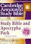 NRSV Cambridge Annotated Study Bible and Study Apocrypha Pack Hardback shrink-wrapped pack NR340