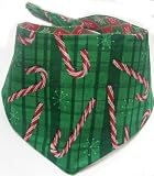 Medium Candy Cane Christmas Dog Bandanna