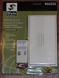 Door Chimes & Bells: Style Selections Weatherproof Extend-a-chime (Works with Your Existing Wired Door Chime)