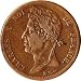 1828 (A) French Colonies 5 Centimes Coin KM#10.1 picture