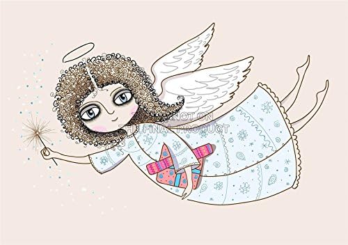 PAINTING ILLUSTRATION CARTOON FAIRY GIRL MAGIC WAND FLYING ART PRINT MP5179A