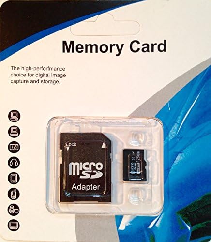 Ulxa 128gb Uhs-i/class 10 Micro Sd Hc Flash Memory Card with Tf Free Adapter Class 10 up to 40mb/s for Phone&camera New
