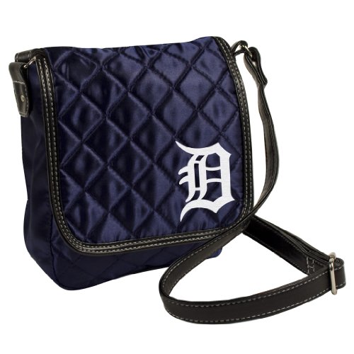 MLB Detroit Tigers Quilted Purse, Navy