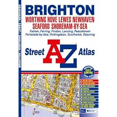 A-Z Brighton and Worthing Street Atlas (Street Maps & Atlases)
