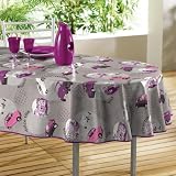 Nappe ovale Dolce Vita Prune