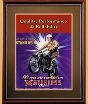 Matchless 500 Single, Classic Motorcycle Advertising Posters