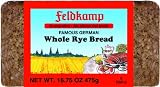 Feldkamp Whole Rye Bread , 16.75-Ounce Vacuum Packs (Pack of 12)