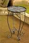 Stained glass table, 'Symmetrical Buzz'