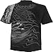 Spiral - Mens - DEATH ANGEL WRAP - Allover T-Shirt Black