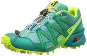 Salomon Women's Speedcross 3 Trail Running,Softy Blue/Moorea Blue/Fluorescent Yellow,7 M US