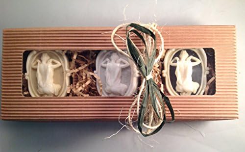 Mirror, Mirror! Natural Decorative Soap Gift Set - 3 Lavender Soaps in Gift Box