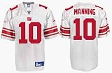 Eli Manning Jersey: Reebok White Replica #10 New York Giants Jersey - Large