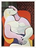 The Dream Woman Asleep in an Archair By Pablo Picasso Canvas Art Print