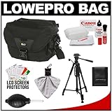 Lowepro Stealth Reporter D100 AW Digital SLR Camera Bag/Case (Black) + Phot ....