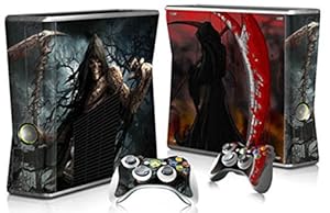Skin Sticker Cover For XBOX 360 Slim Console+Controller Decal #237