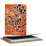 Fair Trade Cruelty Free Leather Passport Cover - Orange