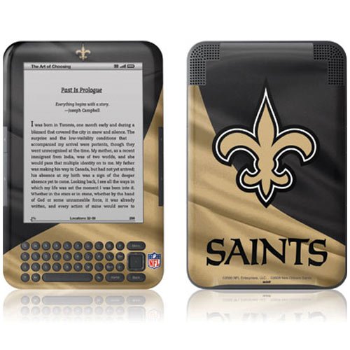 Skinit New Orleans Saints Vinyl Skin for Amazon Kindle 3
