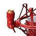Olymstore(TM) Metal Microphone Mic Shock Mount Shockmount for Most Recording Microphones Red