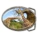 Belt Buckle of Giraffe Gathering
